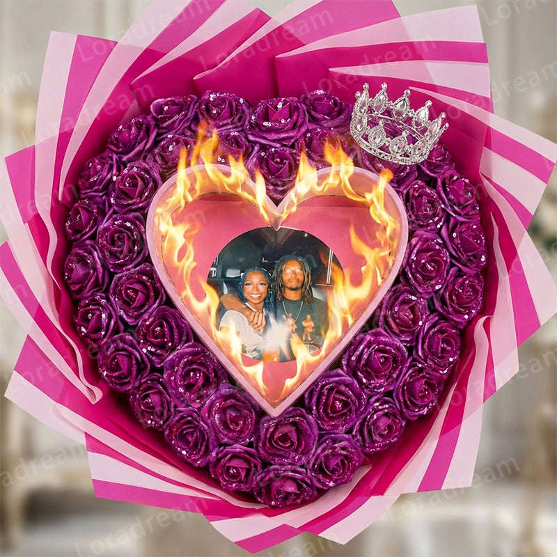 Everlasting Glitter Roses - Burnaway Edition