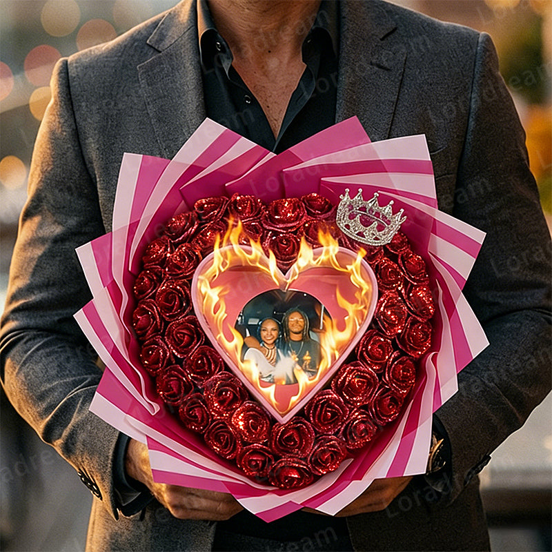 Everlasting Glitter Roses - Burnaway Edition