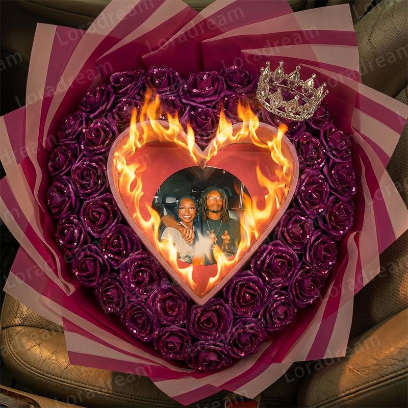 Everlasting Glitter Roses - Burnaway Edition