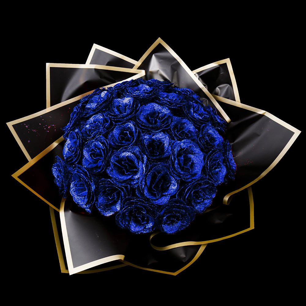 ✈️Fast Shipping Within 24 Hours💕Glitter Rose Bouquet💕Couple Glitter Everlasting Rose Bouquet (Never Wither)