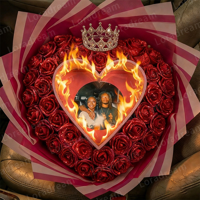 Everlasting Glitter Roses - Burnaway Edition